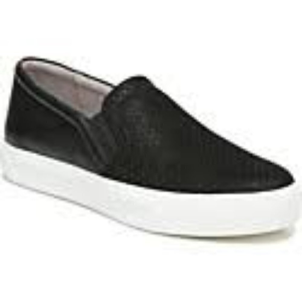 NATURALIZER Aileen Slip On Sneakers Women's size 9 Black & White Platform